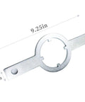 21366 Spanner Wrench Pro Grade Fits Kenmore And Whirlpool Washer HD Tub Nut TB123A For Tub Nut Replacement, Drain Pump Service, And DIY Washer Repairs, 9.25in metal