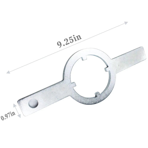 21366 Spanner Wrench Pro Grade Fits Kenmore And Whirlpool Washer HD Tub Nut TB123A For Tub Nut Replacement, Drain Pump Service, And DIY Washer Repairs, 9.25in metal