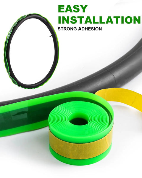 Bike Tire Liners Self Adhesive Inner Tube Protector For Mountain Bikes Puncture Free Shield Compatible With 20 24 26 28 29 Inch Tires Easy To Install