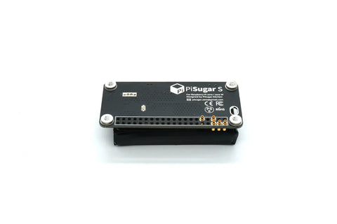 Top view of a Portable 1200mAh UPS Lithium Battery Power Module For Raspberry Pi Zero W WH, 5V 2A Input Output, Unattended Boot Ready