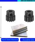 Two Pack 12T Mod1 Steel Pinion Gear For 5mm Shaft With 1.0 Pitch CNC Machined Upgrade Parts For Arrma 6S BLX