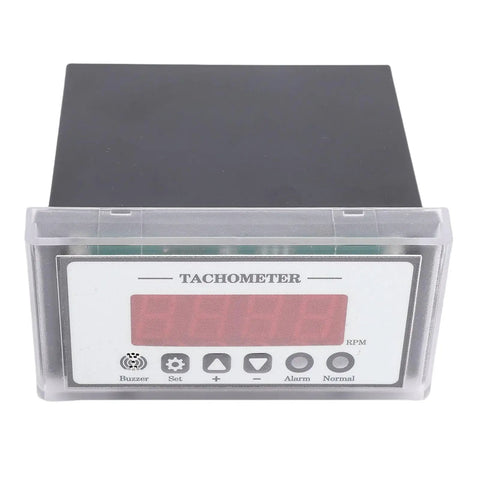 Top Shelf Digital Tachometer With Four Digit LED Screen And NPN Proximity Probe Serving Lathes And Conveyors Rigged For No Sweat Speed Checks And Rock Solid RPM Monitoring Any Day