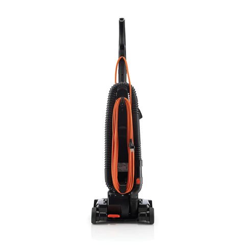 Hoover Commercial TaskVac Bagless Upright Vacuum Cleaner Lightweight 15 Pounds Powerful Suction For Carpet Hard Floor Cleaning Easy Maneuverability For Business Use