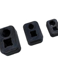 3-Piece Impact Ratchet Wrench Rack System for home garage organization, showing three black socket holders