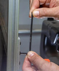 Heavy Duty 22 Piece Long Hex Key Set SAE And Metric Heat Treated L Style Allen Wrenches in use on machinery