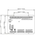 Diagram of 4 Axes CNC Controller Board High Performance Aluminum Motion Card With 1MHz Pulse Frequency for CNC machining