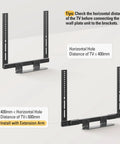 Low Profile Soundbar Mount For Sonos Beam With No Fuss Easy Access Design, Sliding Block Extension Arm, Fits TVs Up To 600x400mm, Aluminum Bracket Holds Up To 13 Lbs, Keeps Soundbar Under Your TV For Rich Immersive Audio.
