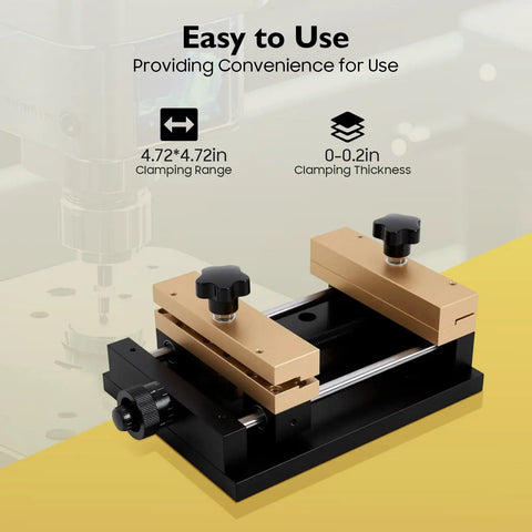 Heavy Duty Aluminum Sheet Cutting Holder And Marking Machine Fixture Clamp For Pro Grade Precision Engraving And Cutting