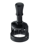 Top Shelf 58mm Espresso WDT Tool Featuring 16 Concentric Needles And Rock Solid Magnetic Base, black stainless steel coffee stirrer.