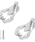 Four Piece T-Post Gate Hinge Pins Set, Heavy Duty Powder Coated Steel For Farm And Garden Gates, Rust Resistant Durable