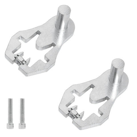 Four Piece T-Post Gate Hinge Pins Set, Heavy Duty Powder Coated Steel For Farm And Garden Gates, Rust Resistant Durable