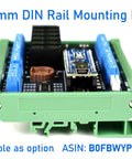 Plug And Play PLC Module 100 V2 SMD with Arduino Nano, 4 Analog Inputs, 4 Outputs on DIN Rail Mounting Kit