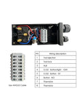 Wiring diagram of Badass 9.0 Kw Automatic Tool Change Spindle With Iso 30 Taper for tool ejection and lock.