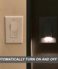 4 Pack Illuminated Light Switches No Neutral Wire Easy Install Single Pole Paddle Rocker With Night Light 15 Amp Glossy White