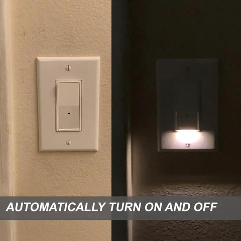 4 Pack Illuminated Light Switches No Neutral Wire Easy Install Single Pole Paddle Rocker With Night Light 15 Amp Glossy White
