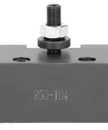Top Shelf Quick Change Tool Holder For Mini Lathe And Cnc Machining Builds Crafted From High Carbon Steel with threaded clamp.