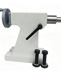 Solid Build Lathe Tailstock With Mt3 Taper And Rotary Live Center 40mm Stroke 40Cr Spindle side view with quick release clamp