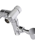All Metal Shower Arm Diverter With Handheld Mount 3 Way G1 2 Valve For Handheld And Fixed Shower Heads, Chrome Bathroom Upgrade