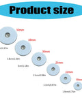 20 Pack Furniture Sliders With Screws For Wood Floors Chair Leg Protectors different sizes from 19mm to 50mm displayed