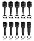Ten Piece Half Inch Drive Torx Socket Set T20 To T80 6 Point Star Bits Cr Mo Steel Heavy Duty Impact Grade With Cotter Pins And O Rings