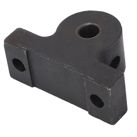 Right Hand Lead Screw Holder Bracket For Mini Lathe Built Tough Rust Proof Metal Mounting Rack, side view of the bracket.