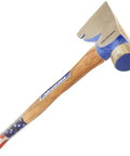 Rig Builders Hatchet For Field Work With 3-3/8 Inch Cutting Edge, 1-3/4 Pound Head, 17-5/8 Inch Hickory Handle, Milled Face