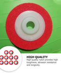 Nylon Grinding Wheels Set For Power Grinders, Pro Grade Polishing Discs for jewelry, metalworking, and glass, red abrasive design