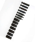Workhorse Manual Hole Punch Kit For Sheet Metal with 16 accessories laid out in sequence view.