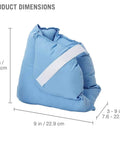 Foot Pain Relief Heel Cushion Protector Pillow Set Of 2 With Adjustable Velcro Straps For Pressure Sores and Ulcers