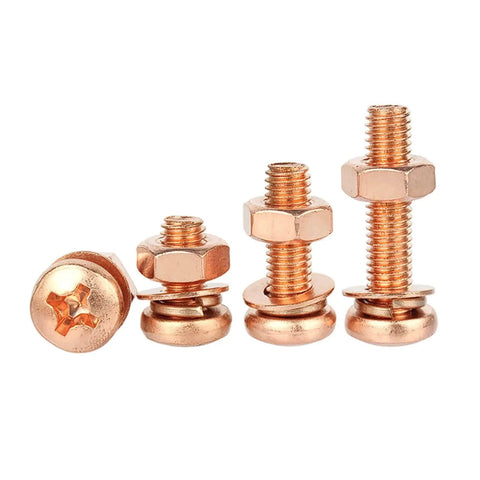 Heavy Duty Cross Head Screws And Nuts Kit With Flat And Spring Washers M6x16mm Stainless Steel 304 All In One Hardware Fastener Set For Indoor And Outdoor Use, screws with nuts and washers