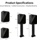 Heavy Duty Outdoor Electric Vehicle Charger Cover With Lock Badass Weatherproof Shield Designed For Wall Mount And Pedestals dimensions and specifications
