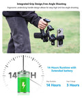 Person using Pro Level Smartphone Gimbal With 3-Axis Stabilization, Built-In AI Tracking Module for steady video shooting