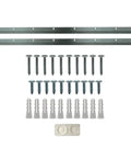 Built To Last Heavy Duty French Cleat Hanger Kit For Mirrors And Pictures, 30 Inch Aluminum Z Bar Cleats With Anchors Screws And Bumpers