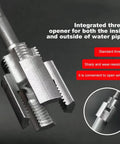 Badass Integrated Thread Cutting Tool For Half Inch And Three Quarter Inch Pipes with sharp, wear-resistant threading for internal and external use.