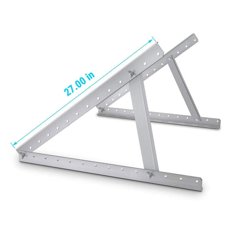 Adjustable Solar Panel Tilt Mount Brackets Kit Folding Tilt Legs For 100 Watt 150 Watt 200 Watt Panels Off Grid RV Roof Boat