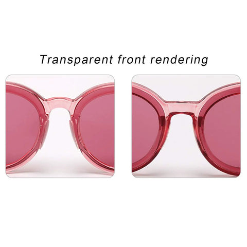 Front view sunglasses showing 30 Pairs Silicone Nose Pads For Eyeglasses And Sunglasses No Slip 1mm Clear Replacement Pads Ultra Soft Ergonomic
