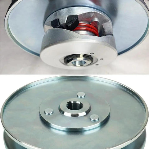 KT196 Go Kart Clutch Driven Pulley With 16mm Bore For Coleman Minibike Drive Shaft 30 Series Torque Converter Mounting Lock Nut Included