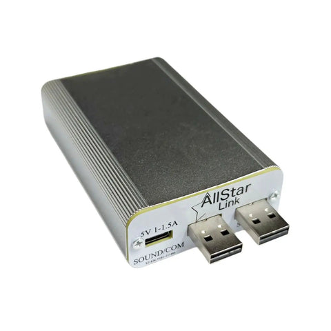 Shari PiHat Portable On The Go SA818 Ham Allstar Radio Interface for Raspberry Pi with USB ports and AllStar Link label