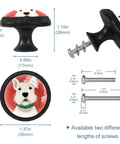 Level Up Your Home Decor With Legit Sparkling Crystal Cabinet Knobs And Glass Drawer Pulls Freshening Up Dressers Cupboards Kitchens And Wardrobes Durable Abs Build Delivers Top Shelf Quality, red dog design cabinet knob with screw options.