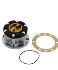 Heavy Duty Mechanical Free Wheel Locking Hubs Crafted From Solid Alloy With Precision Machined Splines for drivetrain engagement.