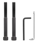 Herman Miller Aeron Arm Bolts Replacement Kit With Hexagon Spanner, 2 Pack, Black, High Strength Grade 12.9 Alloy Steel, Corrosion-Resistant