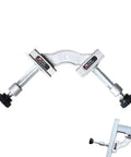 Heavy Duty Tube Clamp For Woodworking Precision Angle Positioning Jig with adjustable screw and durable stainless frame.