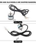 Solid Shaft ABZ 3 Phase Motion Controller Encoder For Precision Automation And Robotics, Beefy 30 KHz High Speed, 1000B And 1024B Resolution, DC 5 To 24V, 3 Phase Feedback Sensor For Accurate Position And Speed In Industrial Systems; new and old types shown
