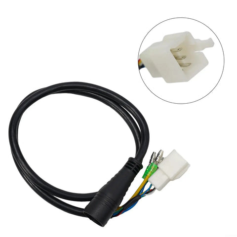 60cm E Bike Motor Cable With Julet 9 Pin Female Adapter Extension Wire For Hub Motors Durable Connector Lead For Electric Bicycle Systems Premium Quality Durable E Bike Cable With Weather Resistant Jacket And Secure Julet 9 Pin Connector