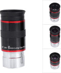 Ultra Wide Angle Long Eye Relief Eyepiece Kit For Telescopes 1.25 Inch 68 Degree Field Of View Four Piece Set 6mm 9mm 15mm 20mm All Metal Body