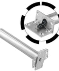 Concealed Tubular Door Closer With Soft Closing Spring For Internal Fire Rated Doors Chrome Finish No Fuss Auto Shut For Doors 50Kg