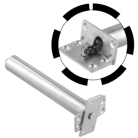 Concealed Tubular Door Closer With Soft Closing Spring For Internal Fire Rated Doors Chrome Finish No Fuss Auto Shut For Doors 50Kg