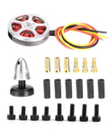 Components of Heavy Duty Brushless Motor 5010 360KV For Outdoor Multi Axis Loads With Hollow Cover And Double Bearings Low KV Power High Torque