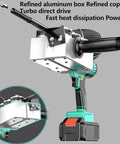 Heavy Duty Cordless Electric Wire Cable Puller With Killer Torque For Smooth Conduit Stringing And Quick Drywall Projects includes battery pack and refined aluminum box.