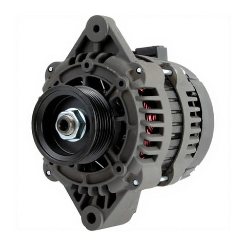 Marine Alternator Replacement With 6-Groove Pulley For Boats Plug And Play No Fuss Install Low Noise Operation Lightweight Design